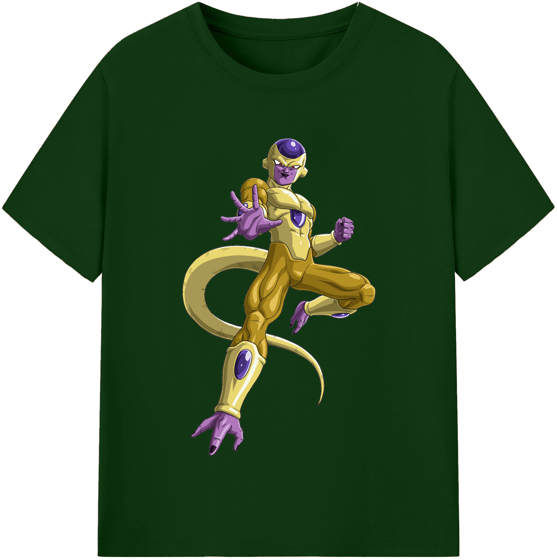 （画像用） ドラゴンボール フリーザ DRAGON BALL Frieza 綿100％半袖Tシャツ（フロントプリント）